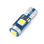 Led bulb 3 smd 3030 socket T5, crystal blue color, for dashboard and center console